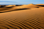 Amanecer sobre las dunas de Maspalomas en Gran Canaria